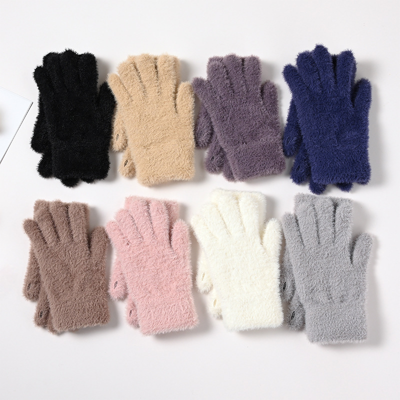 Wool Glove Lined - Sarung Tangan Rajut Wol Termal untuk